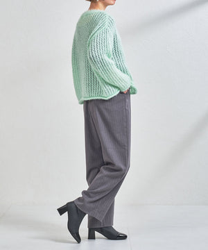 【WEB先行予約/1月上旬発売予定】つま先切替デザインショートブーツ/51427