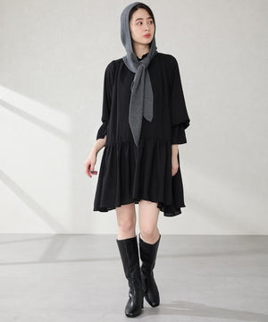 スクエアトゥチャンキーヒールロングブーツ/51501