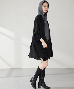 【WEB先行予約/11月中旬発売予定】スクエアトゥチャンキーヒールロングブーツ/51501