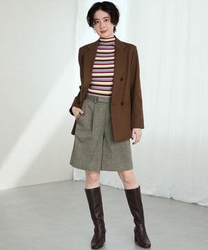 【WEB先行予約/11月中旬発売予定】スクエアトゥチャンキーヒールロングブーツ/51501