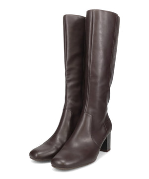 【WEB先行予約/11月中旬発売予定】スクエアトゥチャンキーヒールロングブーツ/51501