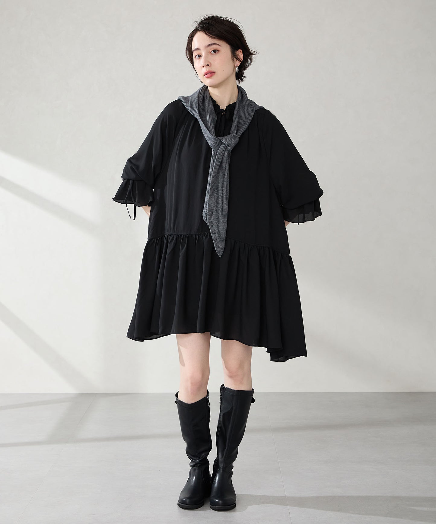 ピタ心地ストレッチロングブーツ/51502