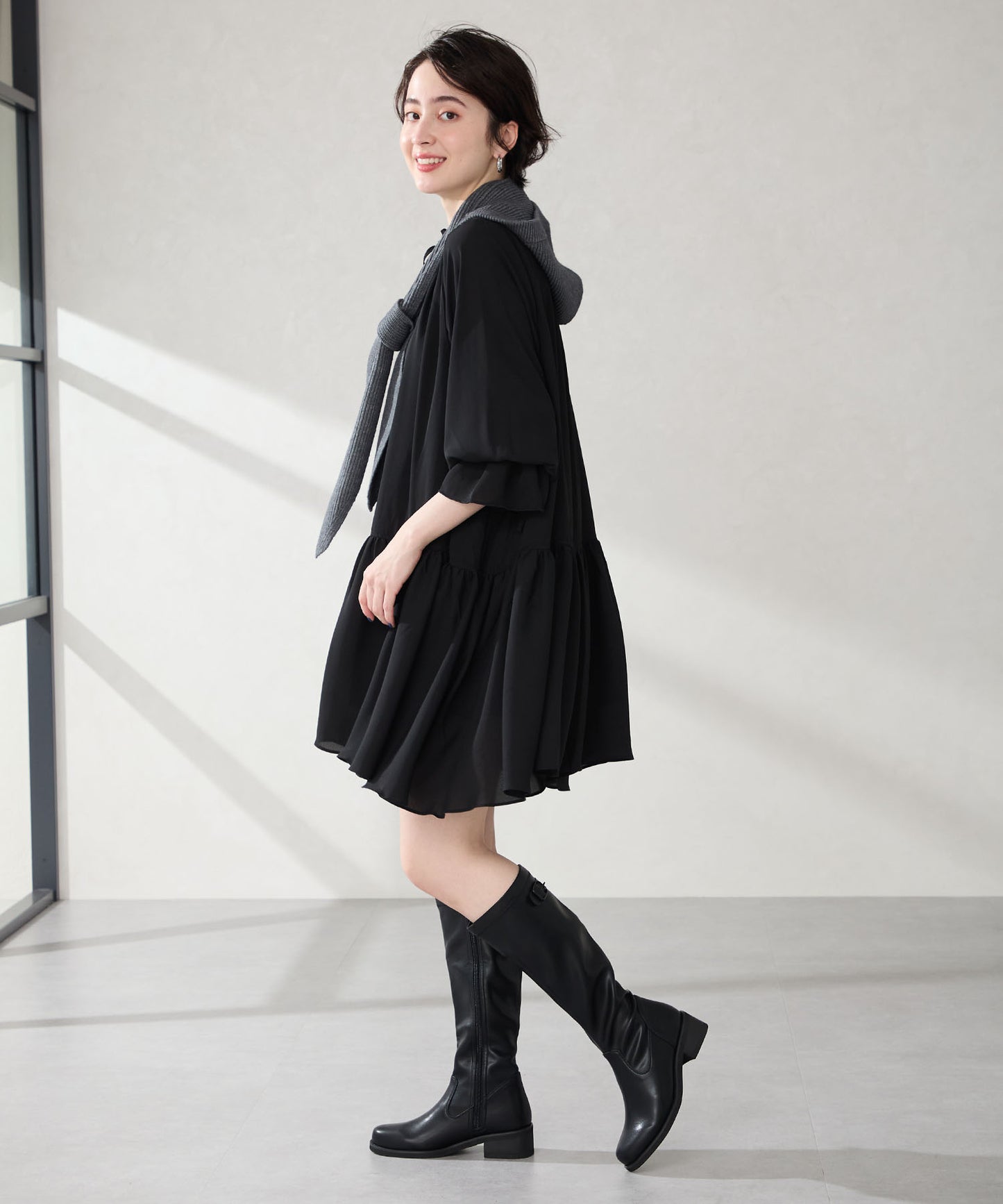 ピタ心地ストレッチロングブーツ/51502