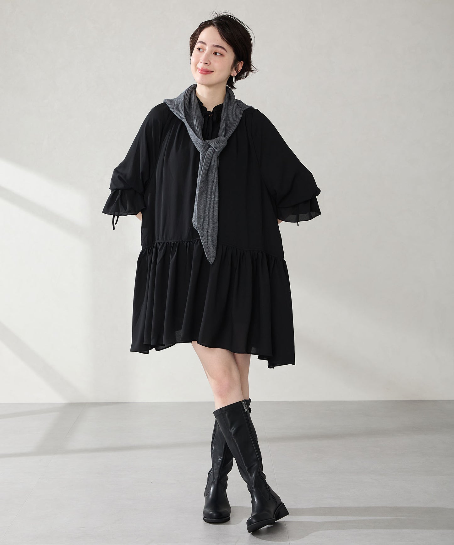 ピタ心地ストレッチロングブーツ/51502