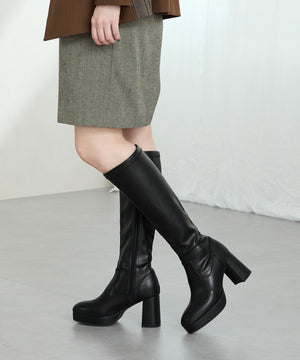 【WEB先行予約/11月中旬発売予定】プラットフォームストレッチブーツ/51503