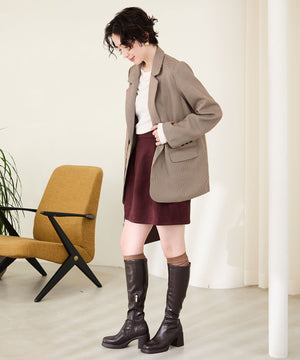 ソフトソールストレッチヒールロングブーツ/51504