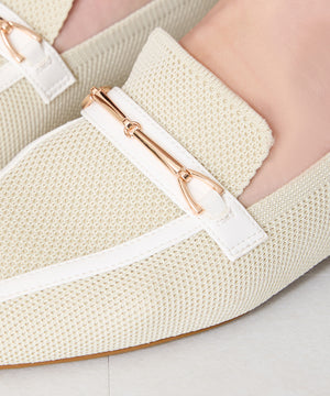 ビットモチーフニットローファー/52102