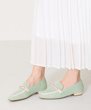 ビットモチーフニットローファー/52102