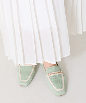 ビットモチーフニットローファー/52102