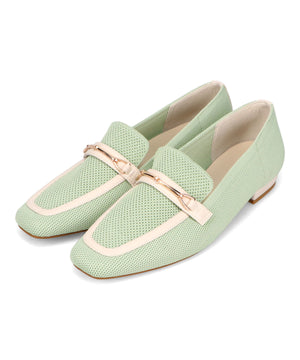 ビットモチーフニットローファー/52102