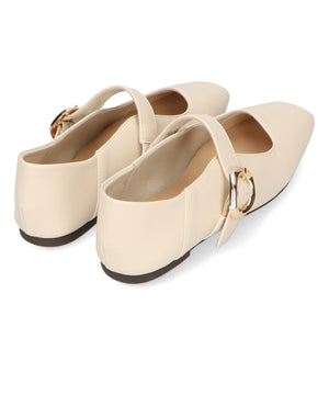 柔らかストラップフラットパンプス/52104