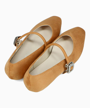 ビジューバックルストラップパンプス/52109