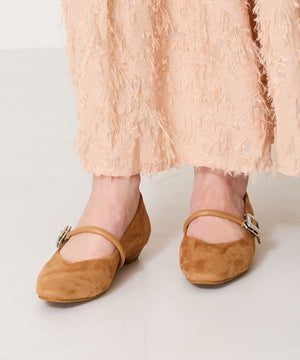 ビジューバックルストラップパンプス/52109