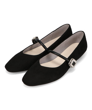 ビジューバックルストラップパンプス/52109