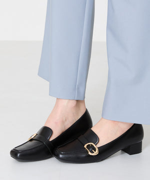 バックルベルトヒールローファー/52113