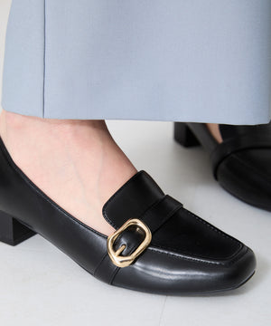 バックルベルトヒールローファー/52113