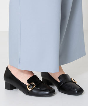 バックルベルトヒールローファー/52113