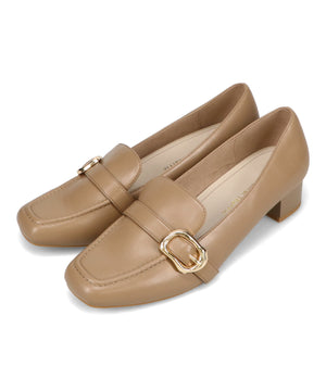 バックルベルトヒールローファー/52113