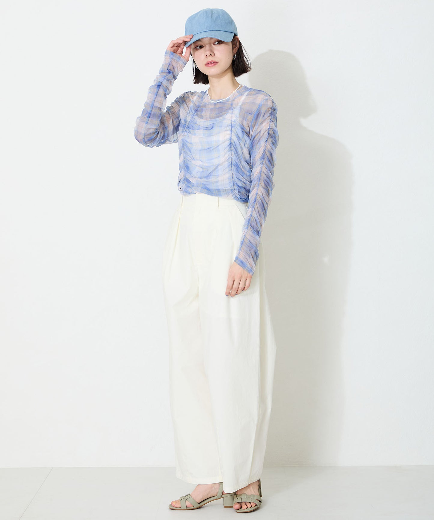 【WEB先行予約/5月中旬発売予定】編み込みヒールサンダル/52203