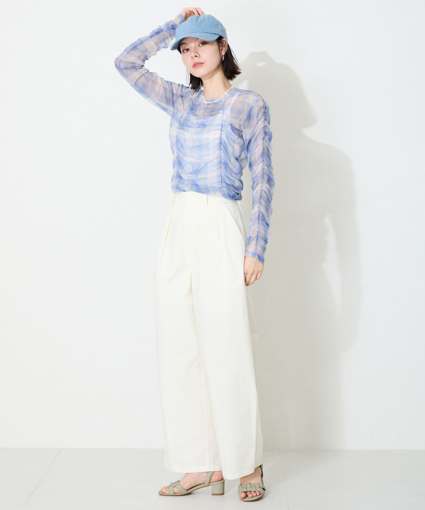 【WEB先行予約/5月中旬発売予定】編み込みヒールサンダル/52203