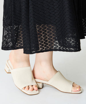 ニットミュールサンダル/52207