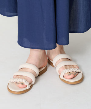 パデットベルトフラットサンダル/52214