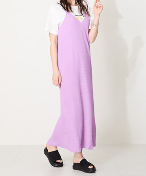 厚底ニットミュールサンダル/52215