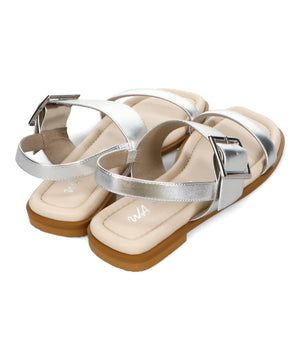 ベルトバックルフラットサンダル/52217