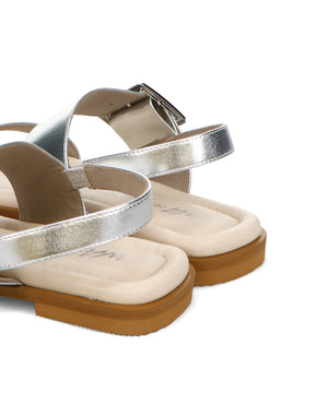 ベルトバックルフラットサンダル/52217