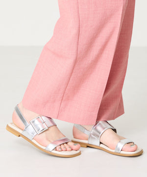 ベルトバックルフラットサンダル/52217