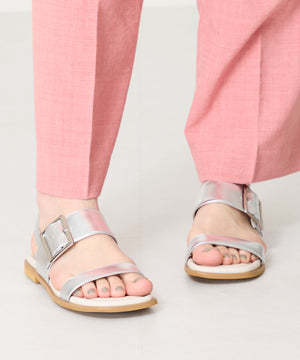 ベルトバックルフラットサンダル/52217