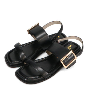 ベルトバックルフラットサンダル/52217