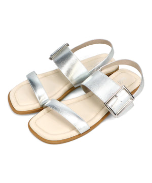 ベルトバックルフラットサンダル/52217