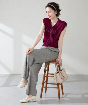 【カタログ掲載アイテム】メタリックラインビットヒールローファー/52301