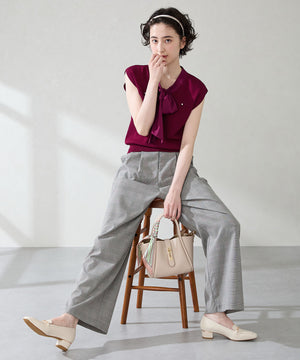 【カタログ掲載アイテム】メタリックラインビットヒールローファー/52301