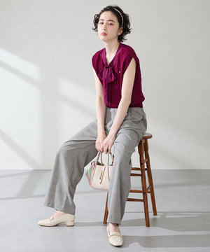 【カタログ掲載アイテム】メタリックラインビットヒールローファー/52301