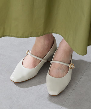 スクエアトゥストラップバブーシュ/52303