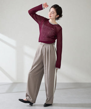 スクエアトゥストラップバブーシュ/52303