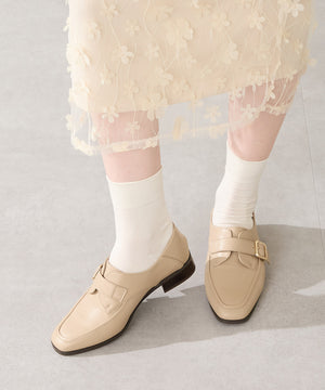 バックルデザインマニッシュシューズ/52304