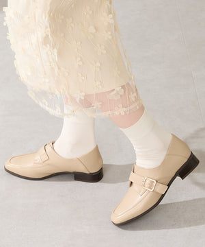 バックルデザインマニッシュシューズ/52304