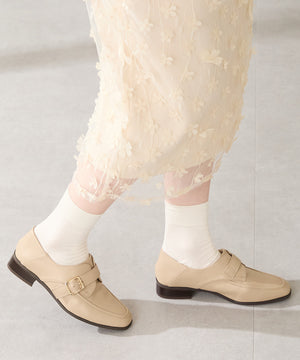 バックルデザインマニッシュシューズ/52304