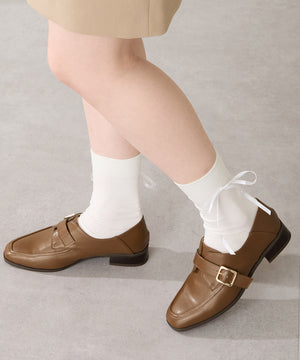 バックルデザインマニッシュシューズ/52304