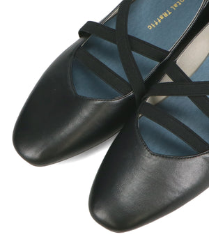 ゴムストラップフラットパンプス/52305