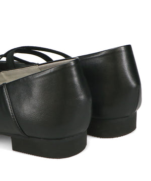 ゴムストラップフラットパンプス/52305