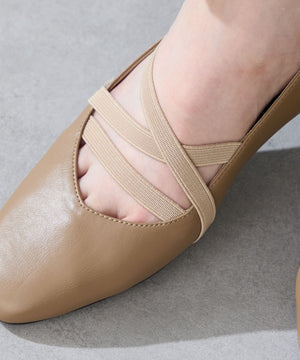 ゴムストラップフラットパンプス/52305