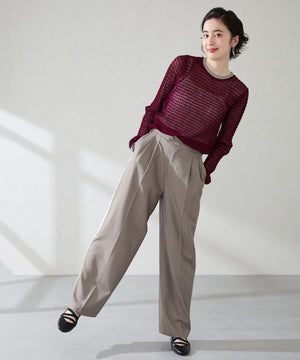 ゴムストラップフラットパンプス/52305