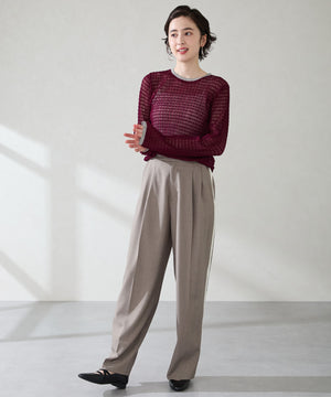 ゴムストラップフラットパンプス/52305