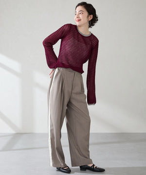 ゴムストラップフラットパンプス/52305