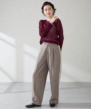 ゴムストラップフラットパンプス/52305