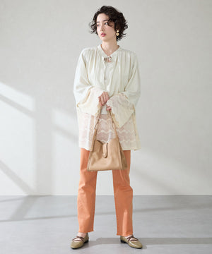 ゴムストラップフラットパンプス/52305